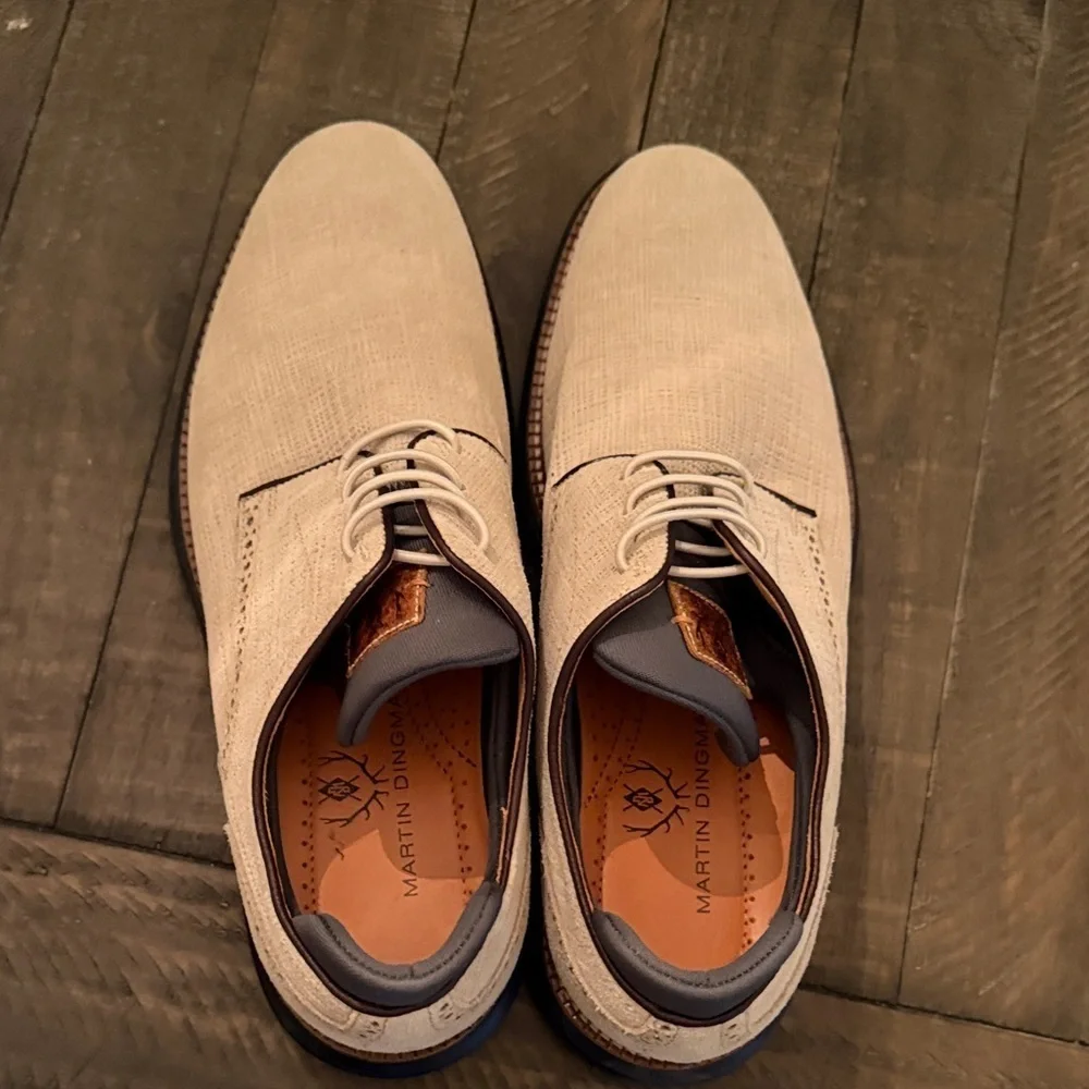 Martin Dingman Men's Countryaire Suede Plain Toe Oxford